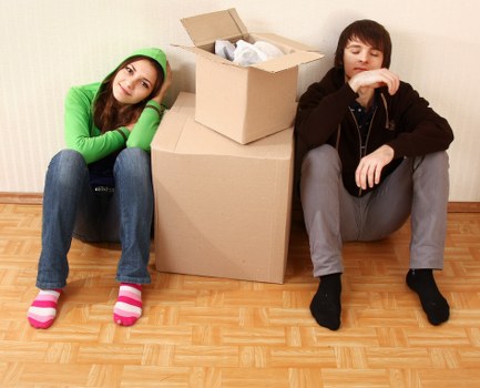 Local movers transporting office furniture