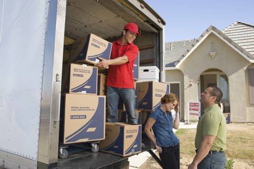 Professional movers handling your belongings