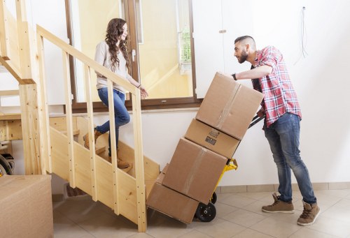 Secure transportation of office furnishings